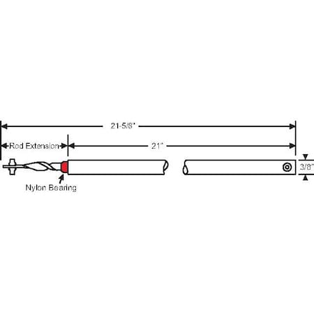 Strybuc 21in Red Spiral Balance 76-SMS21R